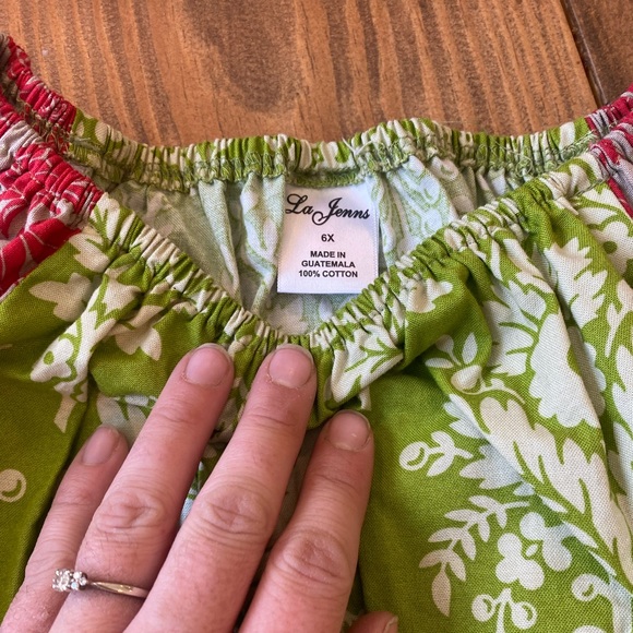 Santa dress demask leopard print accents Size 6X Perfect condition - Picture 3 of 4